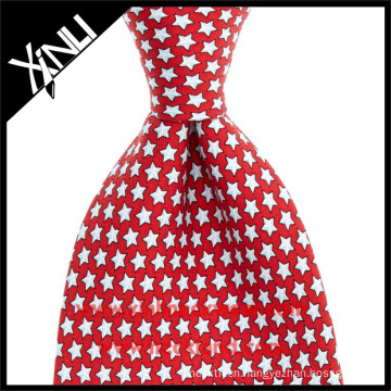 100% Handmade Perfect Knot Print Tie Silk Twill